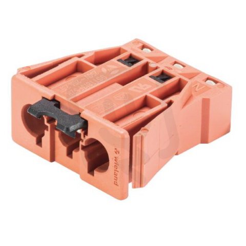 vidlice vestavná, 3-pól, gesis 5kV, červená WIELAND 92.032.8558.0