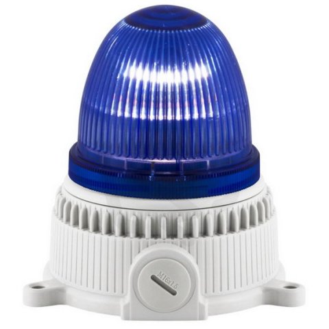 Modul optický OVOLUX STEADY 12/240 V, ACDC, IP65, M16, modrá, s trvalým svitem