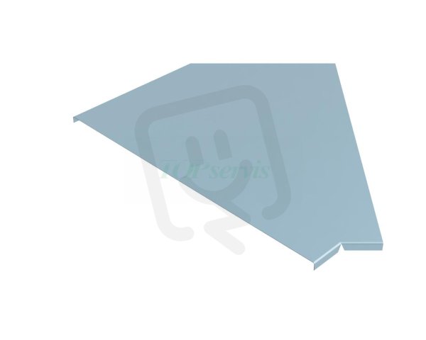 TOP SERVIS 1101210 VK 500 45° víko kolena 500 45° pozink plech (DX51D)