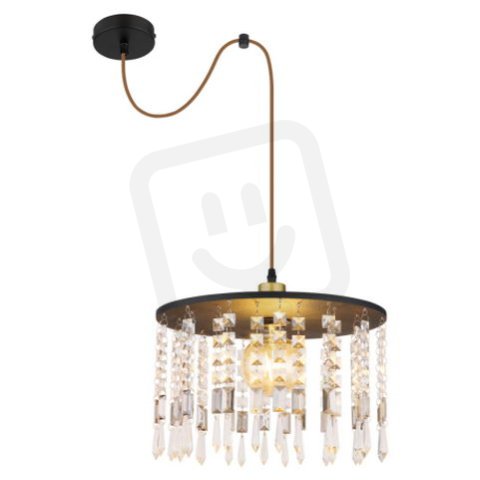 Závěsné svítidlo COMMA mosaz 1xE27, max. 60W 230V GLOBO 15533H1