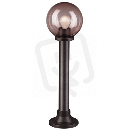 Sloupové svítidlo Globes 200 sloup černá s kouřovým difuzorem 60W IP43 E27