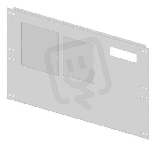Přední panel s výřezy a PVC krytem, šířk