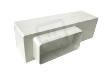 UP-PRO-204x60/110x54 přechod hranaté / hranaté potrubí ELEKTRODESIGN 5275356