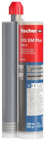 Chemická malta epoxid FIS EM PLUS 390 S 390ml FISCHER 544176