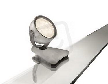 klip lampička stříbrná LED Dyna 3W