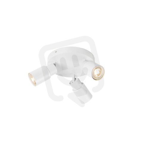 SLV PURI 2.0 Tube, nástěnné a stropní svítidlo, kulaté, 3 x max. 6W GU10, bílé