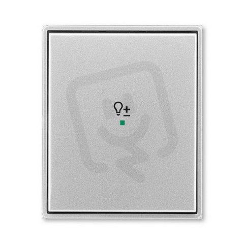 ABB Time Kryt 1násobný symbol stmívání titanová 6220E-A01004 08