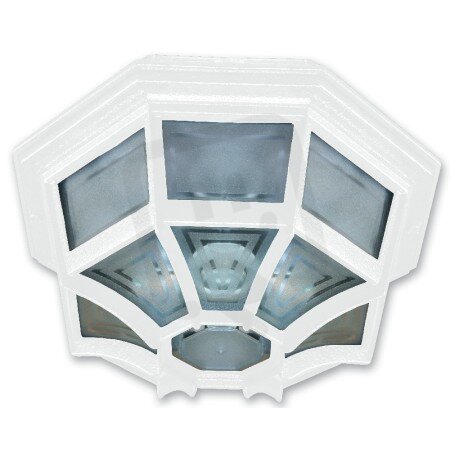 Stropní a nástěnné svítidlo Hera bílá 60W IP44 E27 COMPOLUX 916701/08