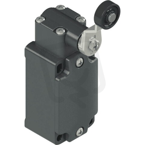 Koncový spínač s kladkou a rolnou M20x1,5, Kov, 1NO+1NC, PNP,Válečková páka,IP67