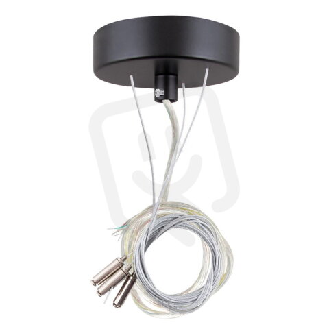 Závěsná sada pro svítidla Casablanca 36 DALI, 1,5m, černá barva rozety