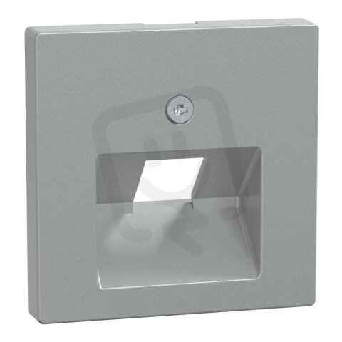 Centrální deska, Merten System M, RJ45, jednoduchá,Aluminium, matný plast 298360