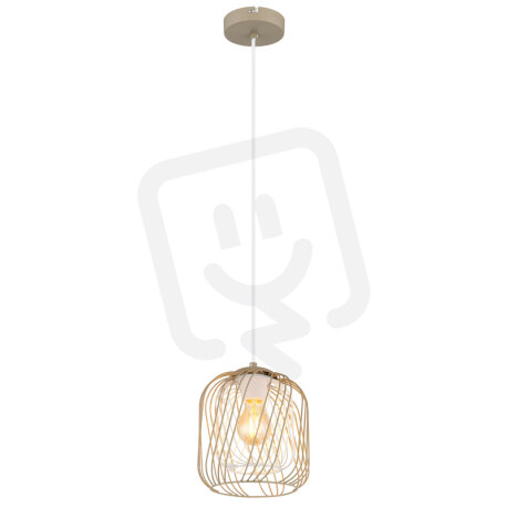 Závěsné svítidlo DICHTI písková 1xE27, max. 40W 230V GLOBO 15965H
