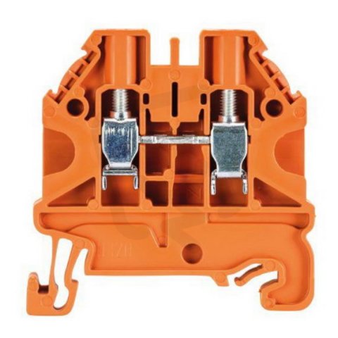 Řadová svorka WT 4 oranžová 4mm2 WIELAND 58.504.0055.9