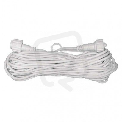 Prodlužovací kabel pro spojovací řetězy Profi, 10m, bílý