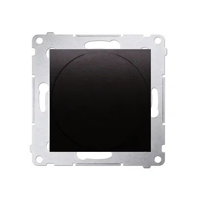Stmívač tlačítko-otočný, 20-500W, antracit mat, metalizované DS9T.01/48