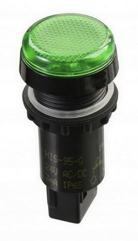 Indikační signálka HIS-95 R 24AC/DC d22mm ELECO 216600