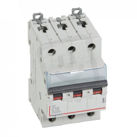 DX3 JISTIČ, 3 PÓLOVÝ, CHAR. C,10A 10000A/16KA LEGRAND 409252