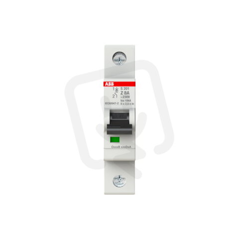 S201-Z8 1 fázový jistič 8 A char. Z 6kA ABB 2CDS251001R0408