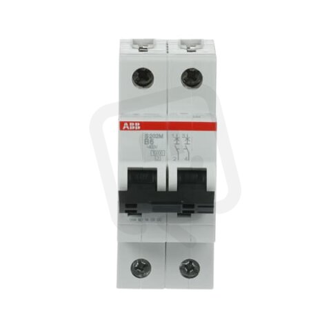 S202M-B6 2F jistič 6 A char. B 10kA ABB 2CDS272001R0065