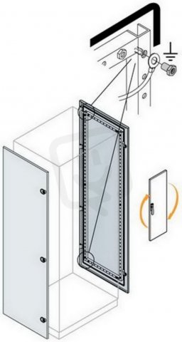 Dveře boční plné 1800x600mm (vxš)