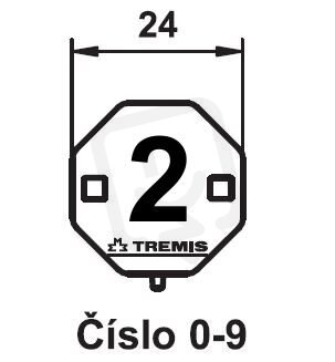 Štítek označení č.2 (plast) TREMIS VS005