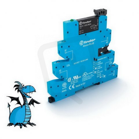 MasterPLUS, 1Z/6A/24V DC, 24V DC, SSR FINDER 39.30.7.024.9024