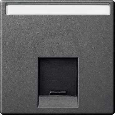 Merten Centrální deska datové zásuvky 1xRJ45 Antracit SCHNEIDER MTN465814