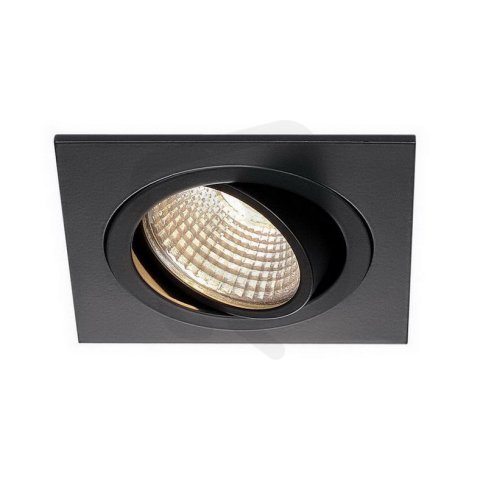 Downlight NEW TRIA DL SQUARE černé matné 6W 38° 3000K vč.ovladače SLV 113910