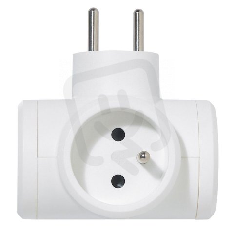ADAPTÉR BOČNÍ 3X2P+T 16A,BÍLÁ LEGRAND 050632