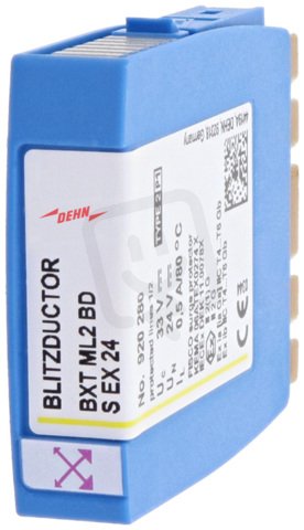 Svodič přepětí modul BLITZDUCTOR XT Ex(i) pro 1 pár vedení systém LifeCheck