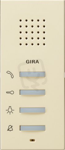 Bytová stanice na omítku System 55 krémově bílá GIRA 125001