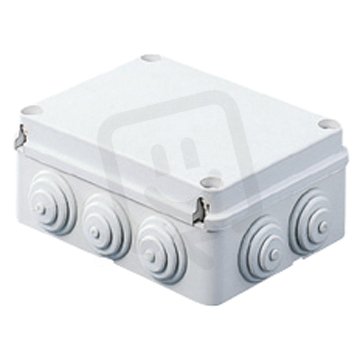 Krabice GW44004 s vývodkou IP55 100x100x50
