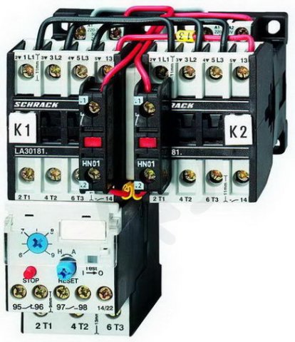 Stykač reverzační K3W18/230VAC SCHRACK LA3W18W3--
