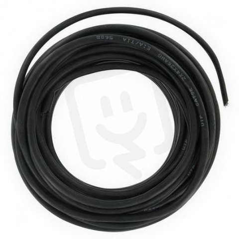 Síťový kabel CAT 5-UTP, 20 m, černý