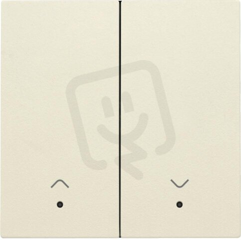 Smart Switch kolébka 2x1/2+2xLED motor-CREAM NIKO 100-32006