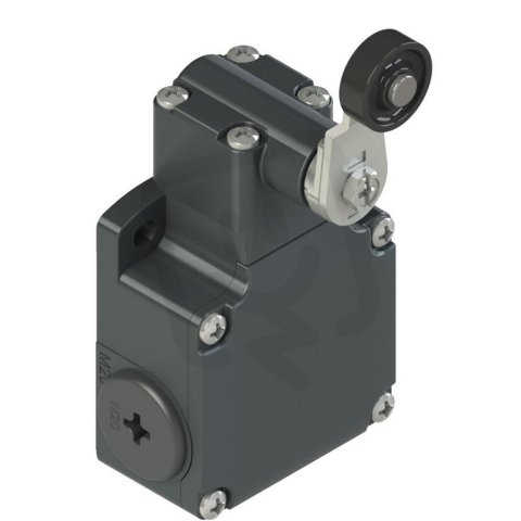 Koncový spínač s kovovou rolnou, závit M20x1,5 PIZZATO FL231-M2R24