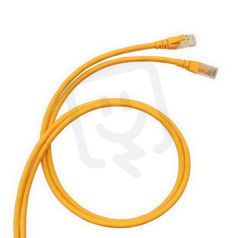 LINKEO C PATCH KABEL CAT.6A FTP STÍNĚNÝ ŽLUTÝ DÉLKA 2MODULOVÝ LEGRAND 632887