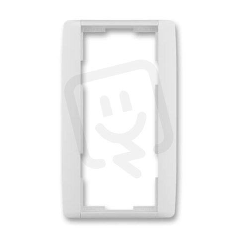 ELEMENT Dvojrámeček svislý bílá/ledová bílá ABB 3901E-A00121 01