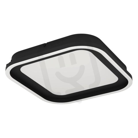 Stropní svítidlo CALAGRANO LED-CCT 375X375 černá/bílá 21W IP20 EGLO 900602