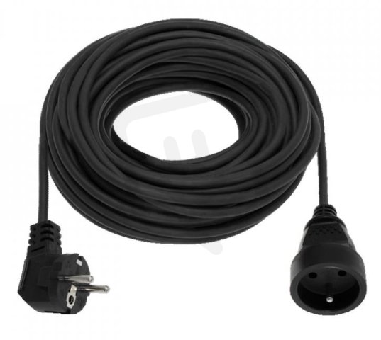 Prodlužovací přívod PS-1050G-1,5 50m, 1x zás. s uzemněním, H05RR-F 3x1,5 černá
