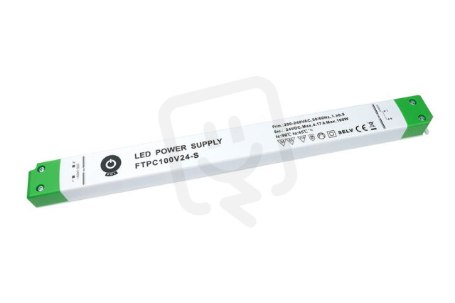 Napěťový zdroj SLIM 24V 4.17A 100W ALUMIA FTPC100V24-S