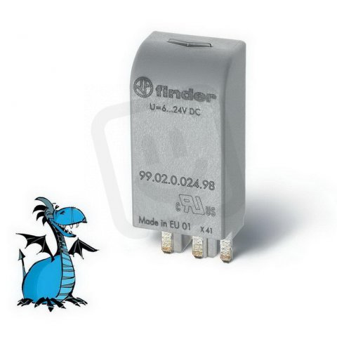 Finder 99.02.0.024.98 Modul, LED_V, 6-24V AC/DC