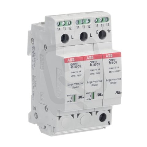OVR T2 2N 40-150 P TS U Přepěťová ochrana T2 40-150 kA ABB 2CTB802344R2100