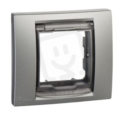 Unica Krycí rámeček IP44 univerzální, Aluminium SCHNEIDER MGU61.002.30