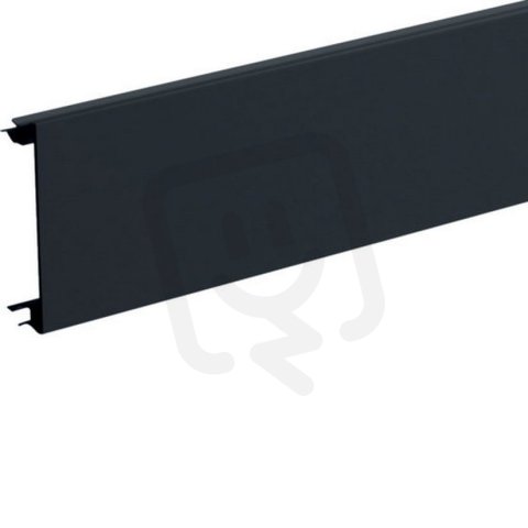 Víko parapet. kanálu BRP plast. š.80 mm, černá TEHALIT BRP08029011