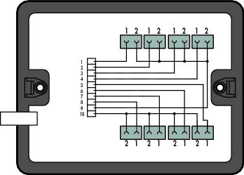 Distribuční krabice Kabelový vstup 8 výstupů černá WAGO 899-631/454-000