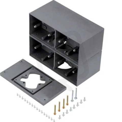 Instalační box pro 8 přístrojů, světle šedá TEHALIT GBZ87011