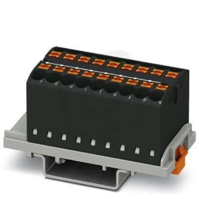 PTFIX 18X2,5-NS35 BK Blok rozvodek 3273058