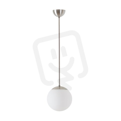 Závěsné svítidlo se skleněným stínidlem OSMONT ADRIA P1 7W IP40 E27 nerez