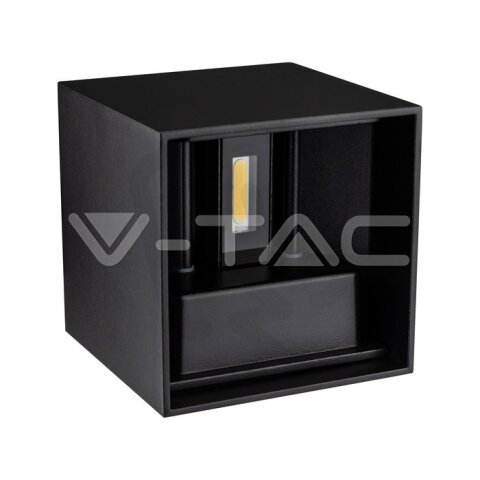 5W-WALL LAMP WITH BRIDGELUX CHIP 4000K BLACK SQUARE V-TAC SKU217087
